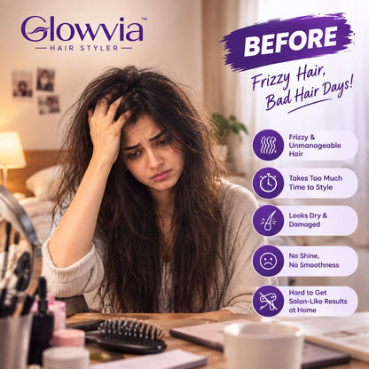 Glowvia™Unisex 2-in-1 Hair Straightener Comb